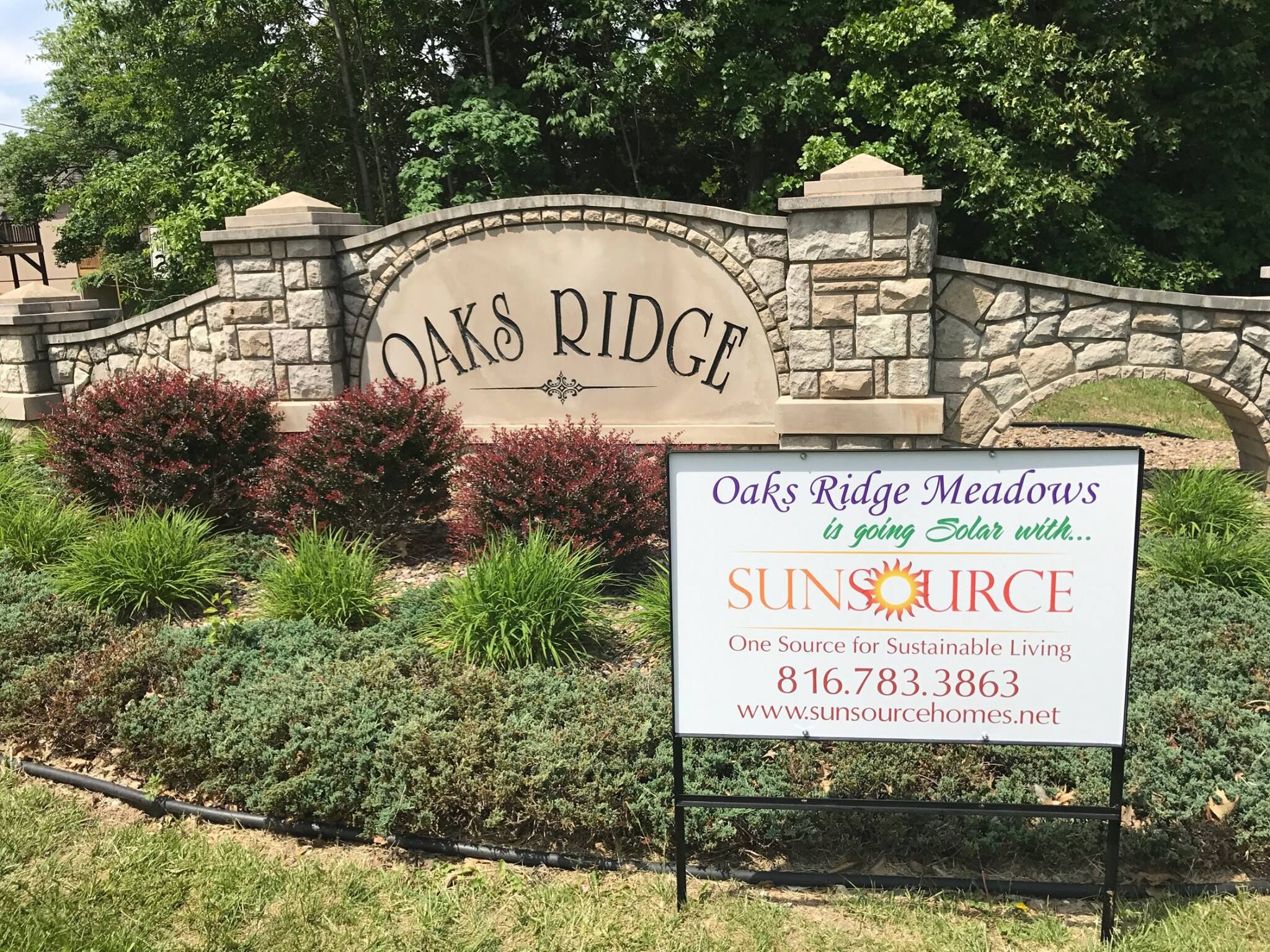 Oaks Ridge Sign Residential Solar Group Buy